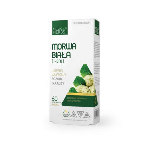 Medica Herbs Morwa Biała 1-DNJ 640 mg (60 kaps.)