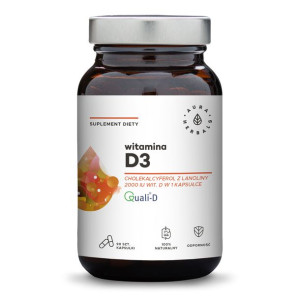 Aura herbals Witamina D3 2000 IU (90 kaps.)