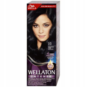 Wellaton Intense Farba Włosów 1/0 Granatowa Czerń