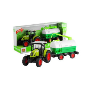 Traktor Z Beczkowozem Światło Dźwięk Farmer