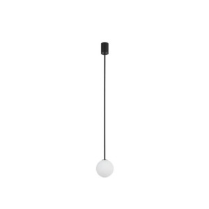 Lampa wisząca czarna biała kula 12W KIER M Nowodvorski 10307