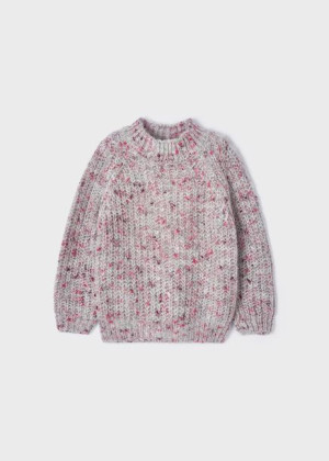 mayoral Sweter trykotowy dla dziewczynki Art. 12-04307-088 9 lat