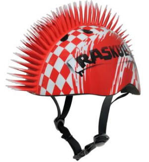 Raskullz Kask rowerowy dla dzieci Szachownica 50-54 cm