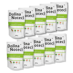 Dolina Noteci Premium Karma Dziczyzna 500g - ZESTAW 10 SZTUK
