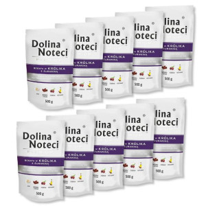 Dolina Noteci Premium Karma Królik i Żurawina 500g - ZESTAW 10 SZTUK