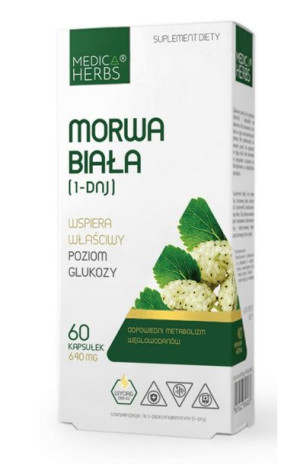 Medica Herbs morwa biała 640 mg 60 k
