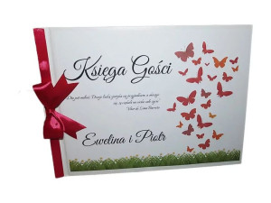 Księga Gości Z Ankietami MOTYLE KG14