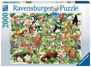Ravensburger Puzzle 2D 2000 elementów: Dżungla 16824
