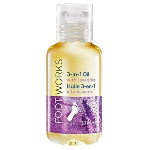 Avon FootWorks Lavender Nawilżający olejek lawendowy do stóp 3w1