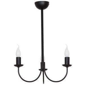 Feb 3 Czarna Lampa Wisząca Nowoczesny Żyrandol Led 8310