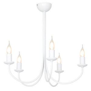 Feb 5 Biała Lampa Wisząca Nowoczesny Żyrandol Led 831F