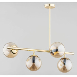 Lungo Złota Lampa Wisząca 4-Punktowa Led 63030 Alfa