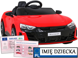 auto na akumulator AUDI RS E-tron GT POJAZD ELEKTRYCZNY PILOT