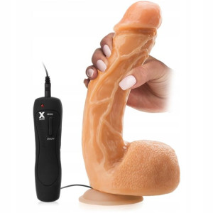 Duży Penis Dildo Z Przyssawką - Wibrator 7 Funkcji