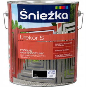 Farba Śnieżka Urekor S Antykorozyjny Czarny 10l