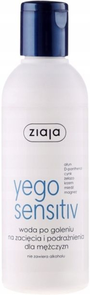 Ziaja Yego Sensitiv Woda p/g na zacięcia 200 ml