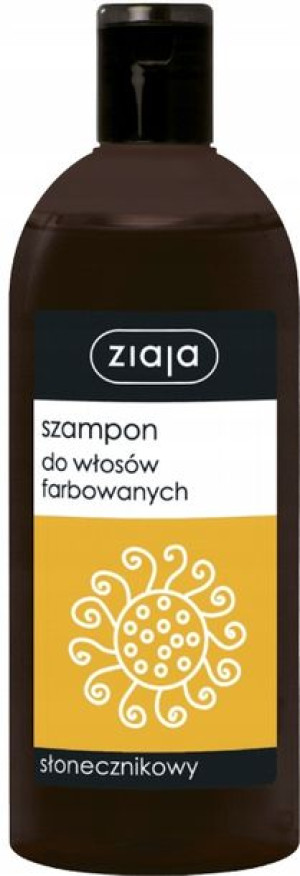 ZIAJA Szampon Do Wlosow FARBOWANYCH SŁONECZNIKOWY