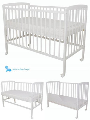 Łóżeczko dostawne 3w1 Matylda 120x60(66) + materac