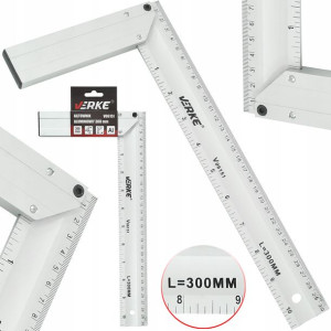 Kątownik Stolarski Ciesielski Aluminiowy 300mm