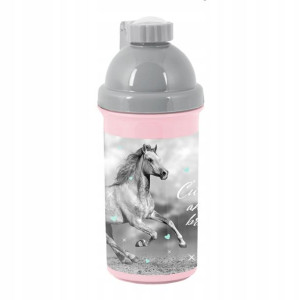 Paso Bidon Z Rurką Dla Dzieci 550 Ml Konie Bez Bpa