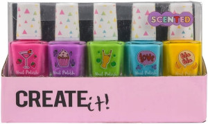 Create It! Zestaw 5 Zapachowe Lakiery Do Paznokci