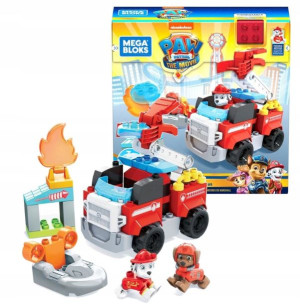 Psi Patrol Mega Bloks Wóz Strażacki Marshall +3