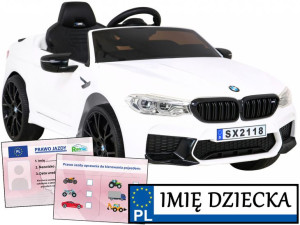 Pojazd Elektryczny Dla Dzieci Bmw M5 Drift Auto Na Akumulator Pilot