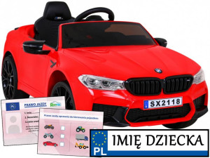 AUTO NA AKUMULATOR BMW M5 DRIFT pojazd elektryczny PILOT MOCNE SILNIKI