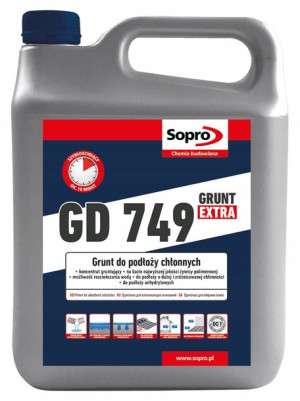 SOPRO GD 749 Grunt Do Podłoży Chłonnych 4L