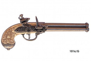 Replika Włoski Pistolet Trzylufowy Denix Model 1016 G