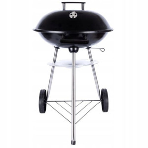 Grill ogrodowy kulisty z pokrywą 43,5x70,4cm