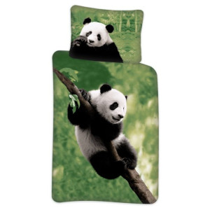 Pościel bawełniana 100x135 Panda Pandy