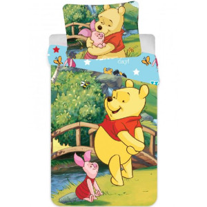 Pościel bawełniana 90x140cm Disney Puchatek