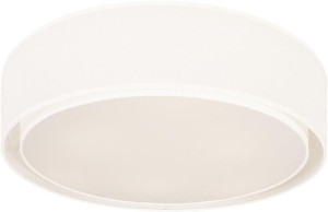 Lampa sufitowa plafon LED Nowodvorski MIST biała, tkanina 8943