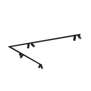 Lampa ścienna sufitowa listwa LED Nowodvorski MONO CORNER 7723 stal, czarny