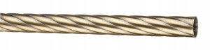 Rura 16 Twister antyk mosiądz 140cm