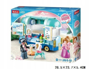 Klocki Sluban Girls Dream Stoisko Malarza 184 El
