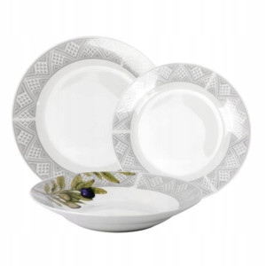 Serwis obiadowy Wenus 18 elementów dek.198 porcela
