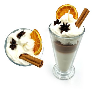 Świeca sojowa cafe latte cynamon goździki pomarańcza GS00808