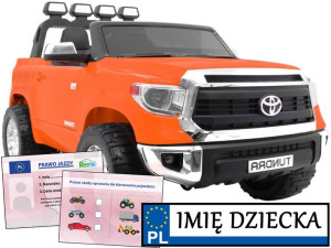 SAMOCHÓD NA AKUMULATOR TOYOTA Tundra XXL auto na pilota 2 OSOBOWE