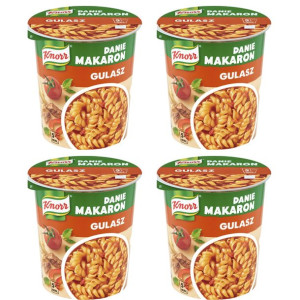 4x KNORR Danie makaron gulasz 53g