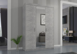 Szafa Mela 3D - Lustro garderoba, uchylna