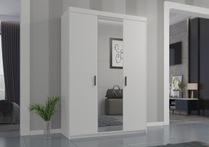 Szafa Mela 3D - Lustro garderoba, uchylna