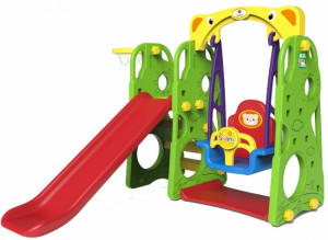 Plac zabaw dla dzieci Huśtawka Zjeżdżalnia 3w1 Sunny CHD-101