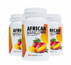 3x AfricanMango900 NADWAGA REDUKCJA KILOGRAMÓW