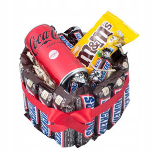 Serce Snickers box świetny prezent dla chłopaka