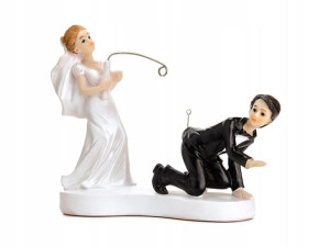 Figurka na Tort Figurki Ślub Para Młoda PF18