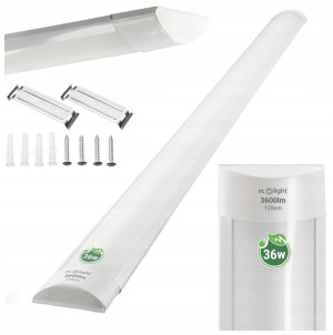 Natynkowa Lampa 120 Cm Led Świetlówka Do Warsztatu