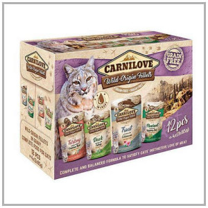 Carnilove Cat Pouch Multipack 12x85g. Mokra karma dla kota