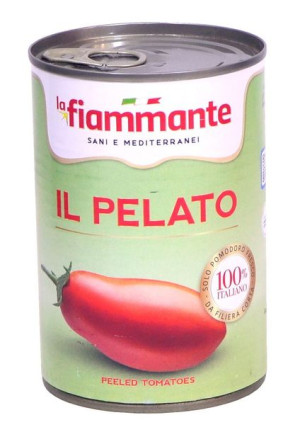 La Fiammante il Pelato - Pomidory włoskie Pelati bez skórki (400 g)